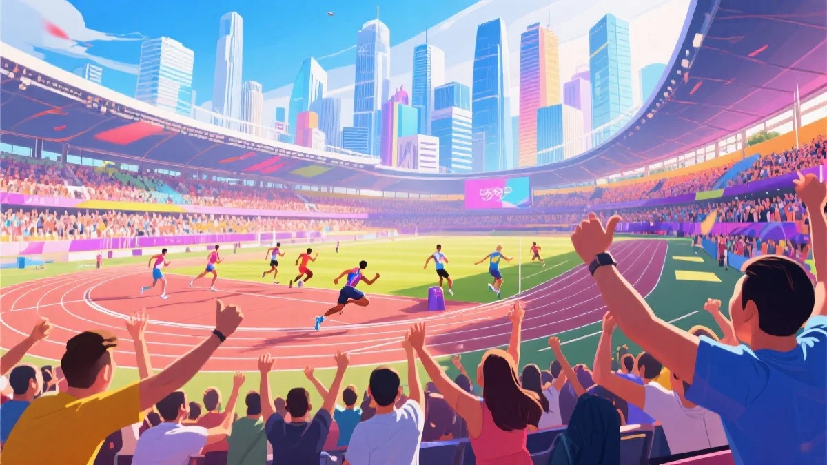 国际体育赛事中的激烈竞争与运动员风采